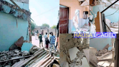 Hotunan: Boko Haram sun harba rokoki a Maiduguri yayin da Buhari zai kai ziyara a yau